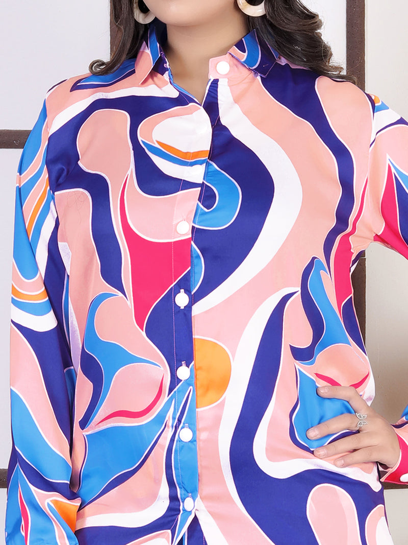 WAVE MULTICOLOUR  CO-ORD SET