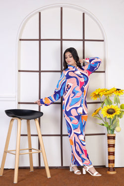 WAVE MULTICOLOUR  CO-ORD SET