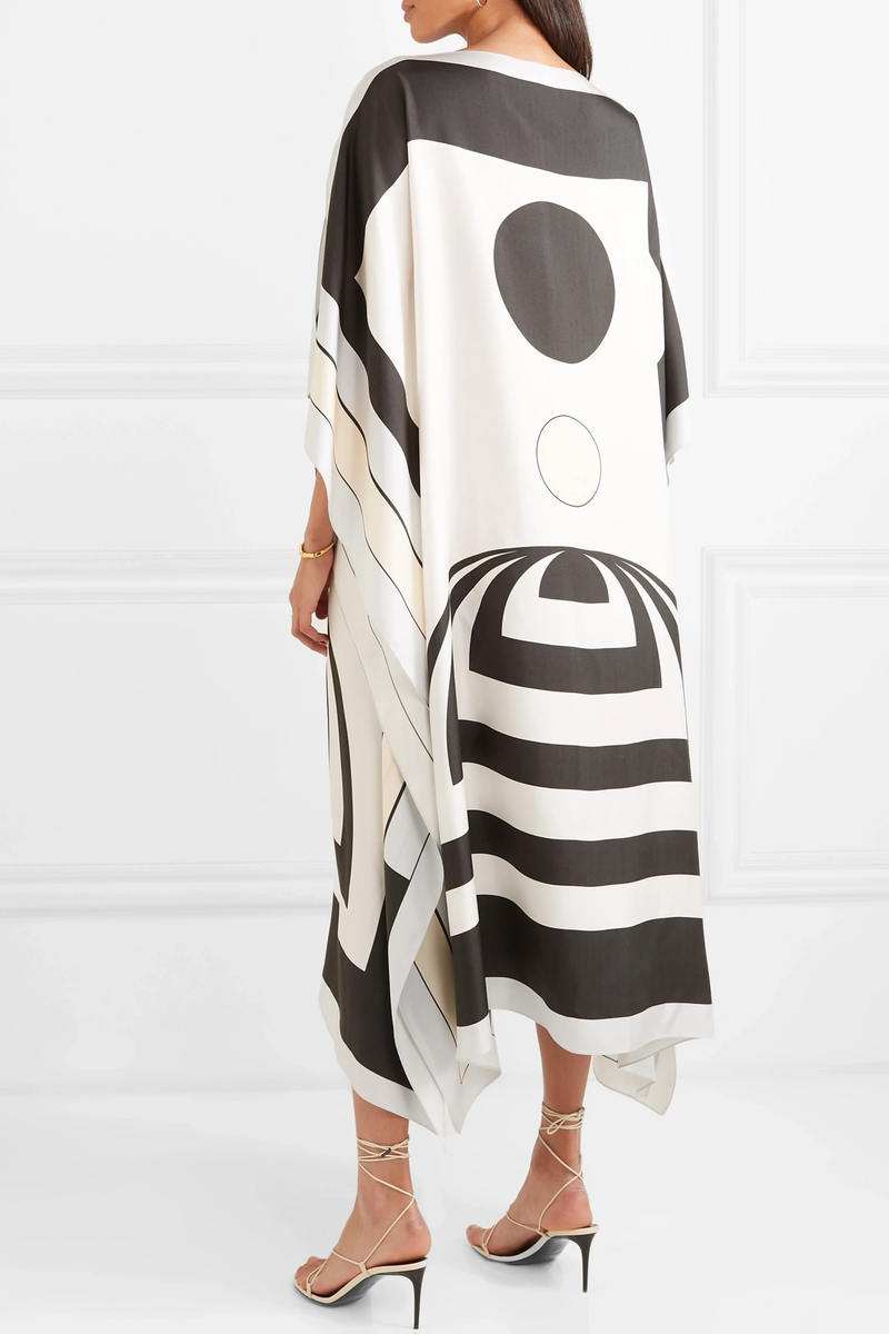 Trendy Big Dort Kaftan Dress