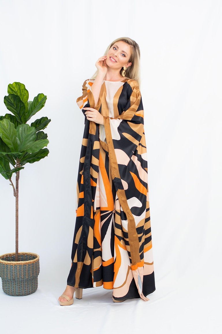 Butterfly Luxe Kaftan Dress